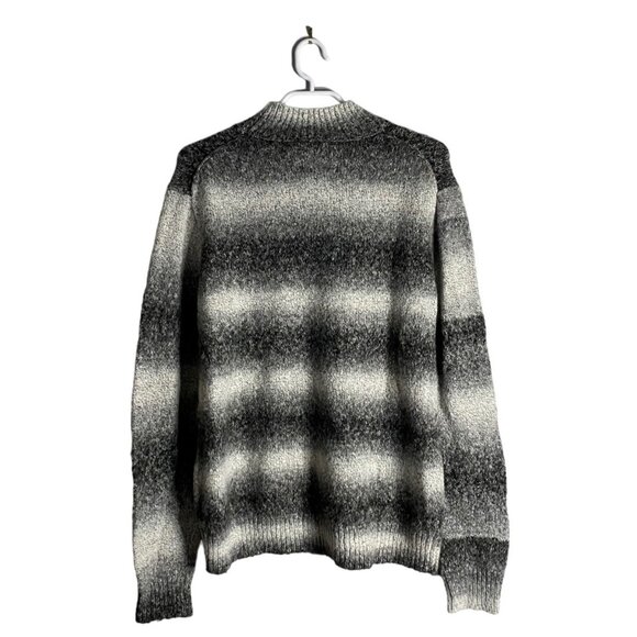 Jermyn & Bond Men's Patterned Knit Mock Neck Sweater - Picture 8 of 8